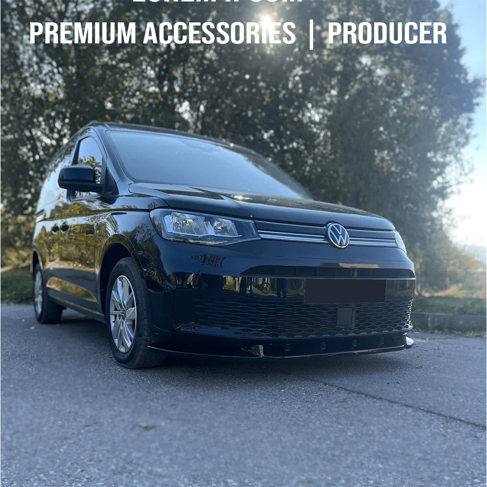 Splitter anteriore adatto per VW Volkswagen Caddy MK5 2021+