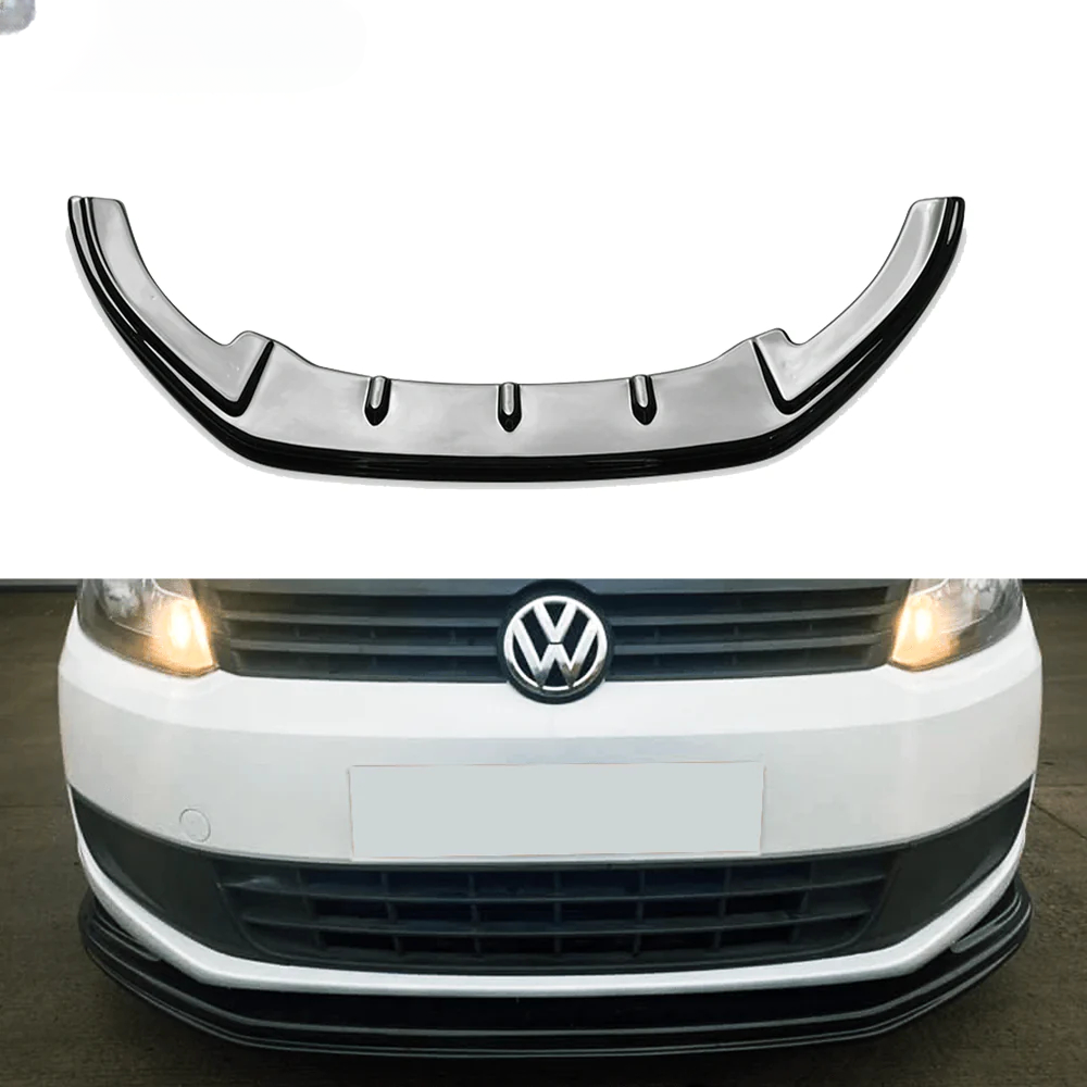 Splitter anteriore adatto per VW Volkswagen Caddy MK3 Facelift 2010-2015