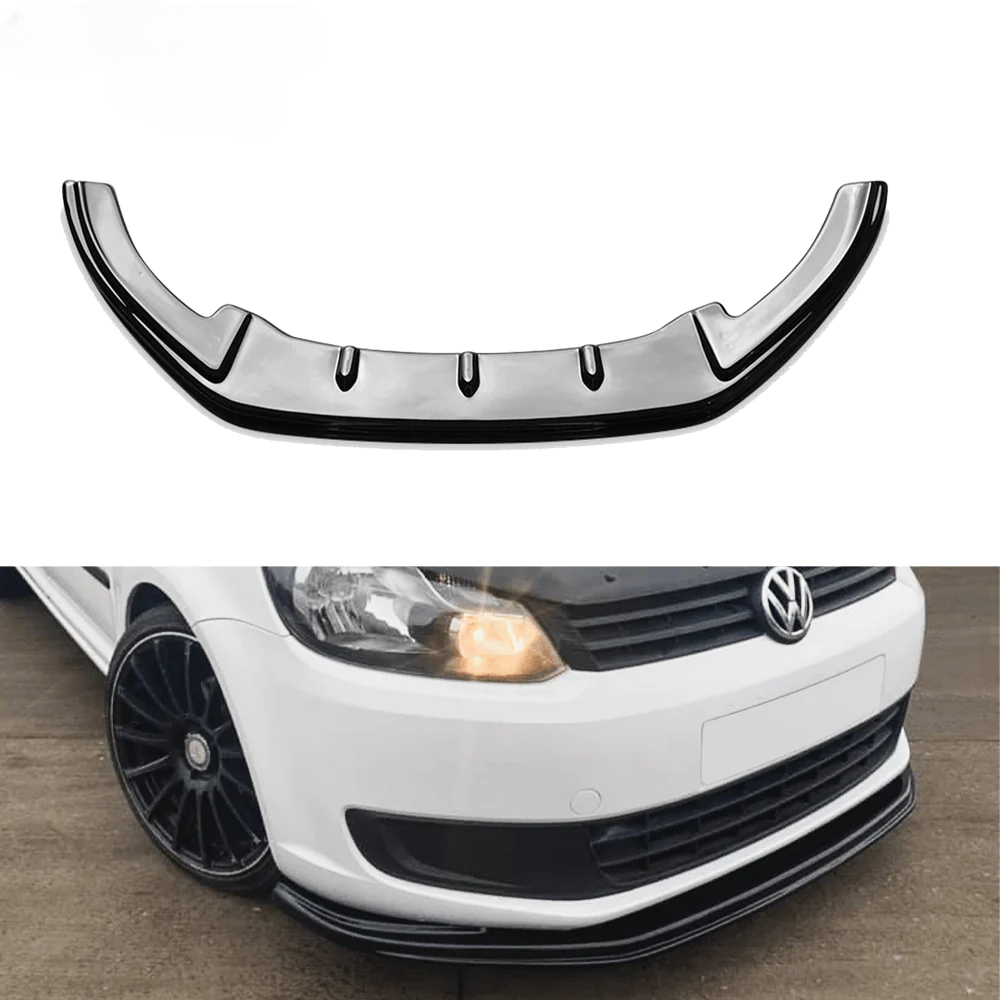 Splitter anteriore adatto per VW Volkswagen Caddy MK3 Facelift 2010-2015