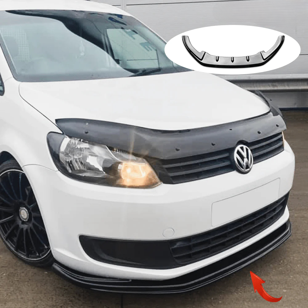 Splitter anteriore adatto per VW Volkswagen Caddy MK3 Facelift 2010-2015