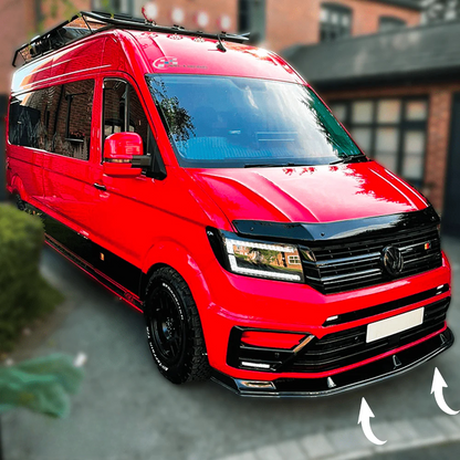 Splitter adatto per VW Volkswagen Crafter MK2 / MAN TGE MK1 Prefacelift 2017+