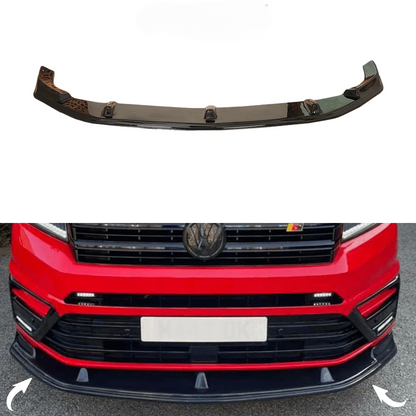 Splitter adatto per VW Volkswagen Crafter MK2 / MAN TGE MK1 Prefacelift 2017+