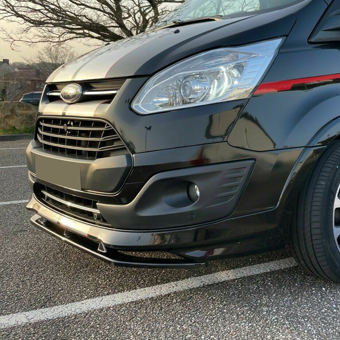 Splitter Anteriore FORD Transit Custom MK1-MK1 Facelift Sportline 2012+ Con ABE TÜV