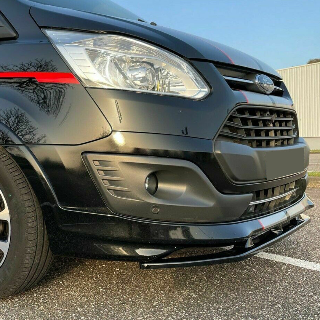 Splitter Anteriore FORD Transit Custom MK1-MK1 Facelift Sportline 2012+ Con ABE TÜV