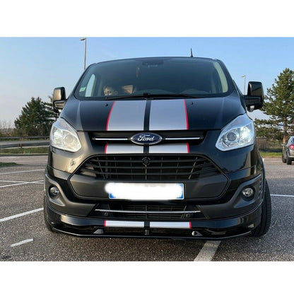 Splitter Anteriore FORD Transit Custom MK1-MK1 Facelift Sportline 2012+ Con ABE TÜV