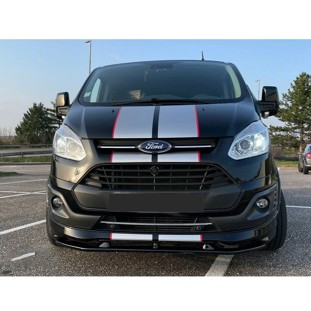 Splitter Anteriore FORD Transit Custom MK1-MK1 Facelift Sportline 2012+ Con ABE TÜV