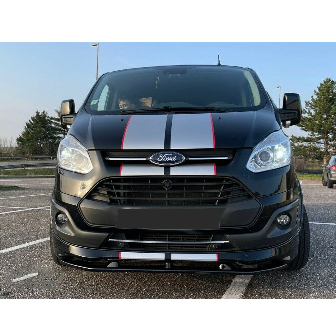 Splitter Anteriore FORD Transit Custom MK1-MK1 Facelift Sportline 2012+ Con ABE TÜV