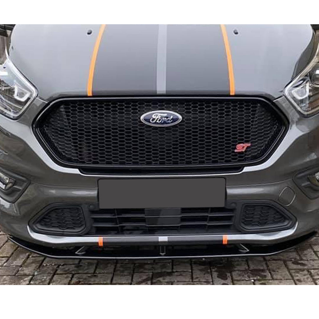Splitter Anteriore FORD Transit Custom MK1-MK1 Facelift Sportline 2012+ Con ABE TÜV