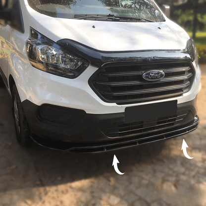 Front Splitter suitable for FORD Transit Custom MK1 Facelift 2018+ 