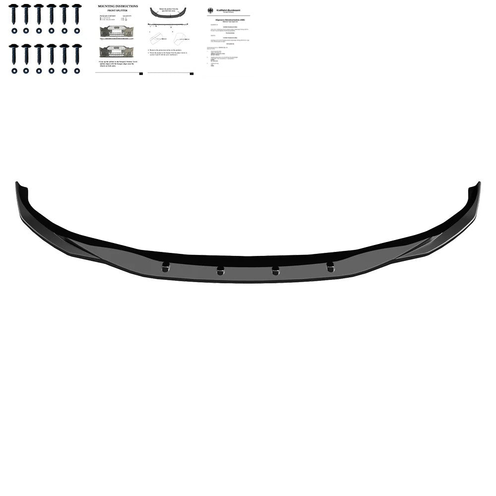 🔥SPLITTER ANTERIORE COMPATIBILE CON BMW I4 / SERIE 4 M-PACK G26 GRAN COUPE🔥
