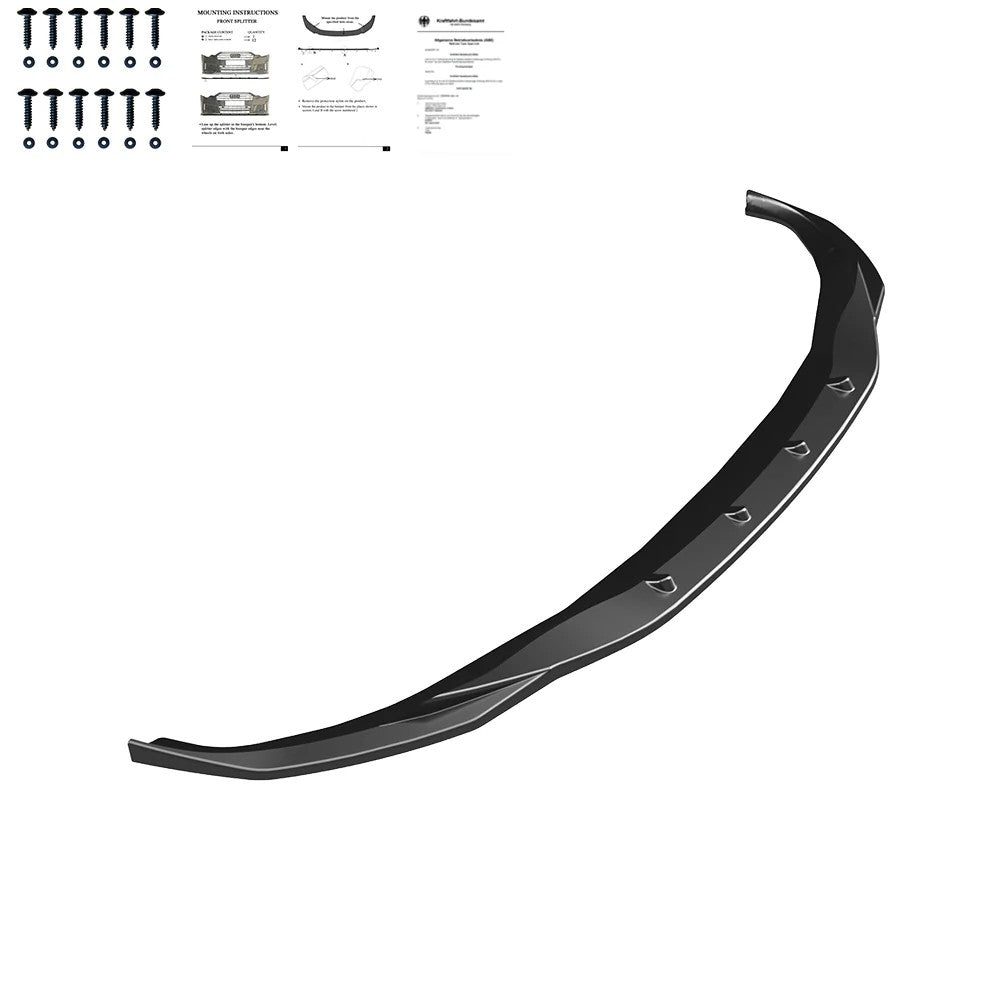🔥SPLITTER ANTERIORE COMPATIBILE CON BMW I4 / SERIE 4 M-PACK G26 GRAN COUPE🔥