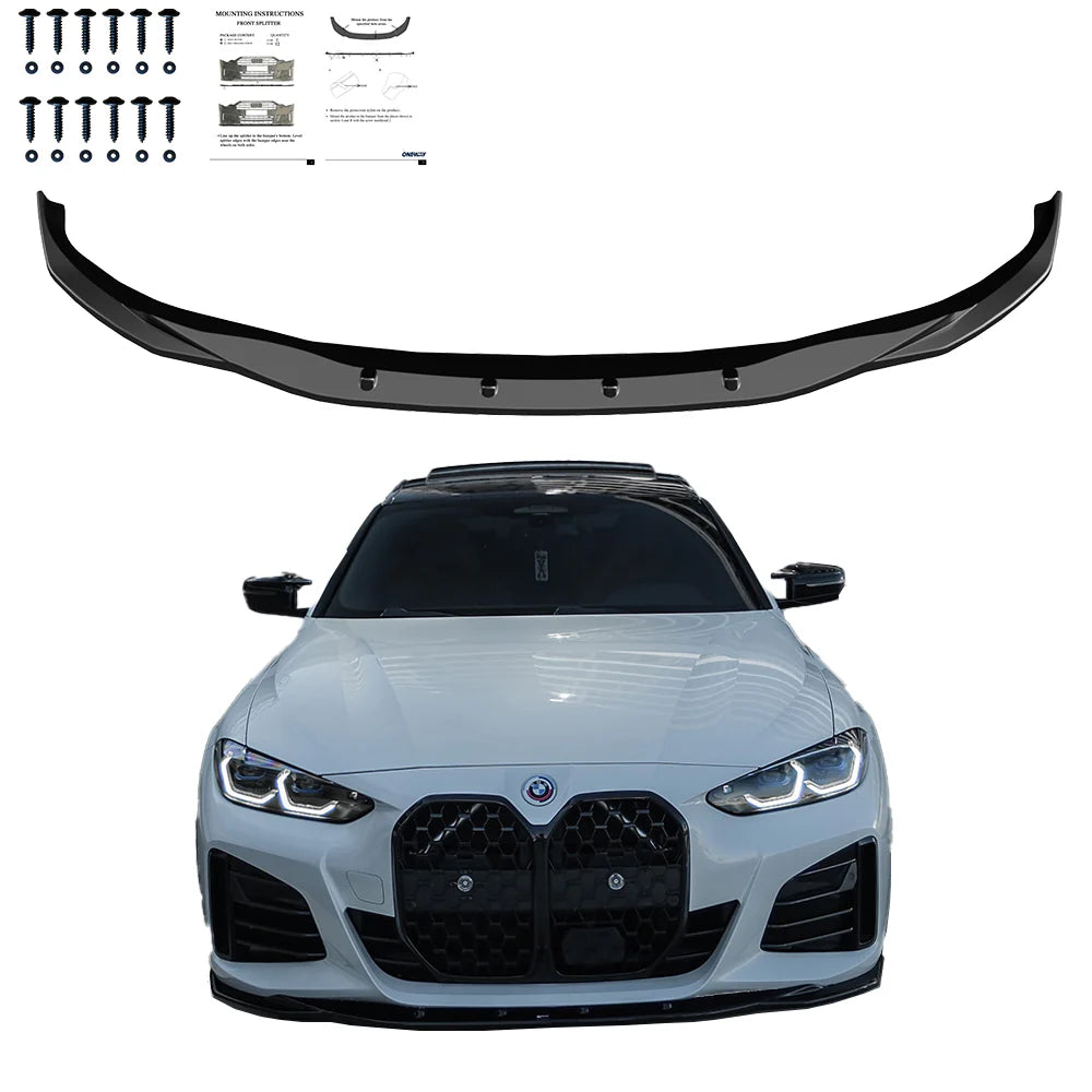 🔥SPLITTER ADATTO PER  BMW 4 Series G26 Grand Coupe 21+ M-Pack 🔥