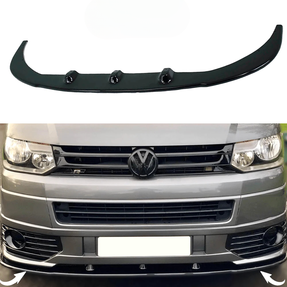 Splitter anteriore adatto per VW VOLKSWAGEN Transporter T5.1 2010-2015