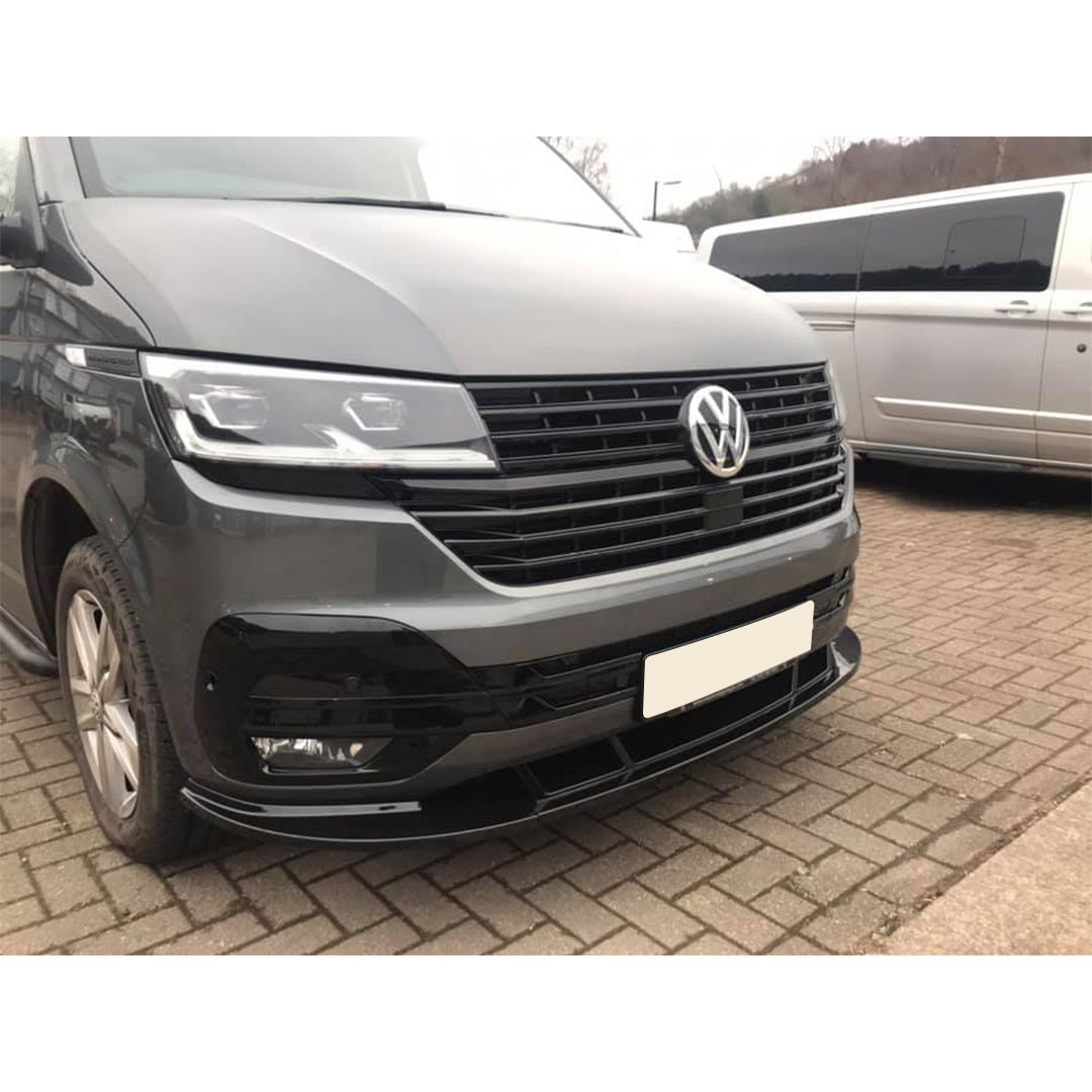 Splitter Anteriore VOLKSWAGEN Transporter T6.1 2019-2021 Versione 2 Con ABE TÜV