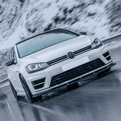 Splitter Anteriore VW VOLKSWAGEN Golf MK 7 R 2013-2016 Versione 2 Con ABE TÜV