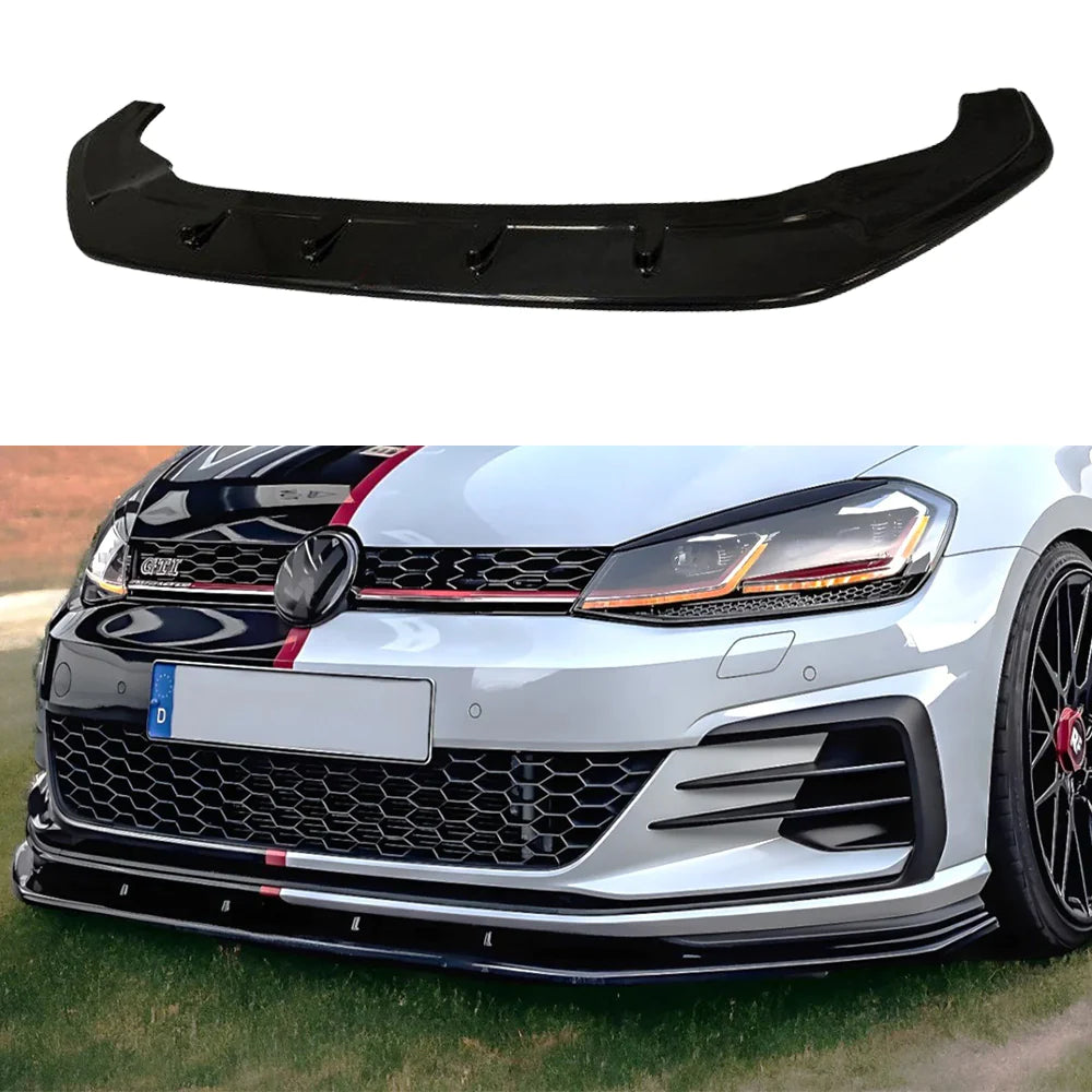 Splitter anteriore adatto per VW Volkswagen Golf MK 7.5 GTI 2017-2020