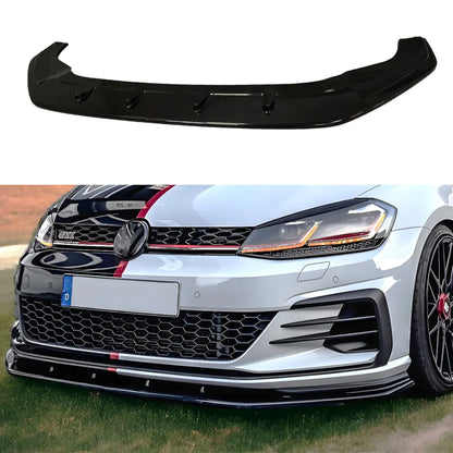 Splitter anteriore adatto per VW Volkswagen Golf MK 7.5 GTI 2017-2020