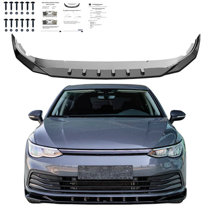 💕ART.0544 SPLITTER VW GOLF 8 2019-2024 STANDARD NERO LUCIDO 💕