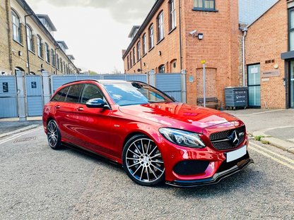 Splitter Anteriore MERCEDES Classe C W205 C43 AMG Berlina-Station Wagon 2016-2018 Con ABE TÜV