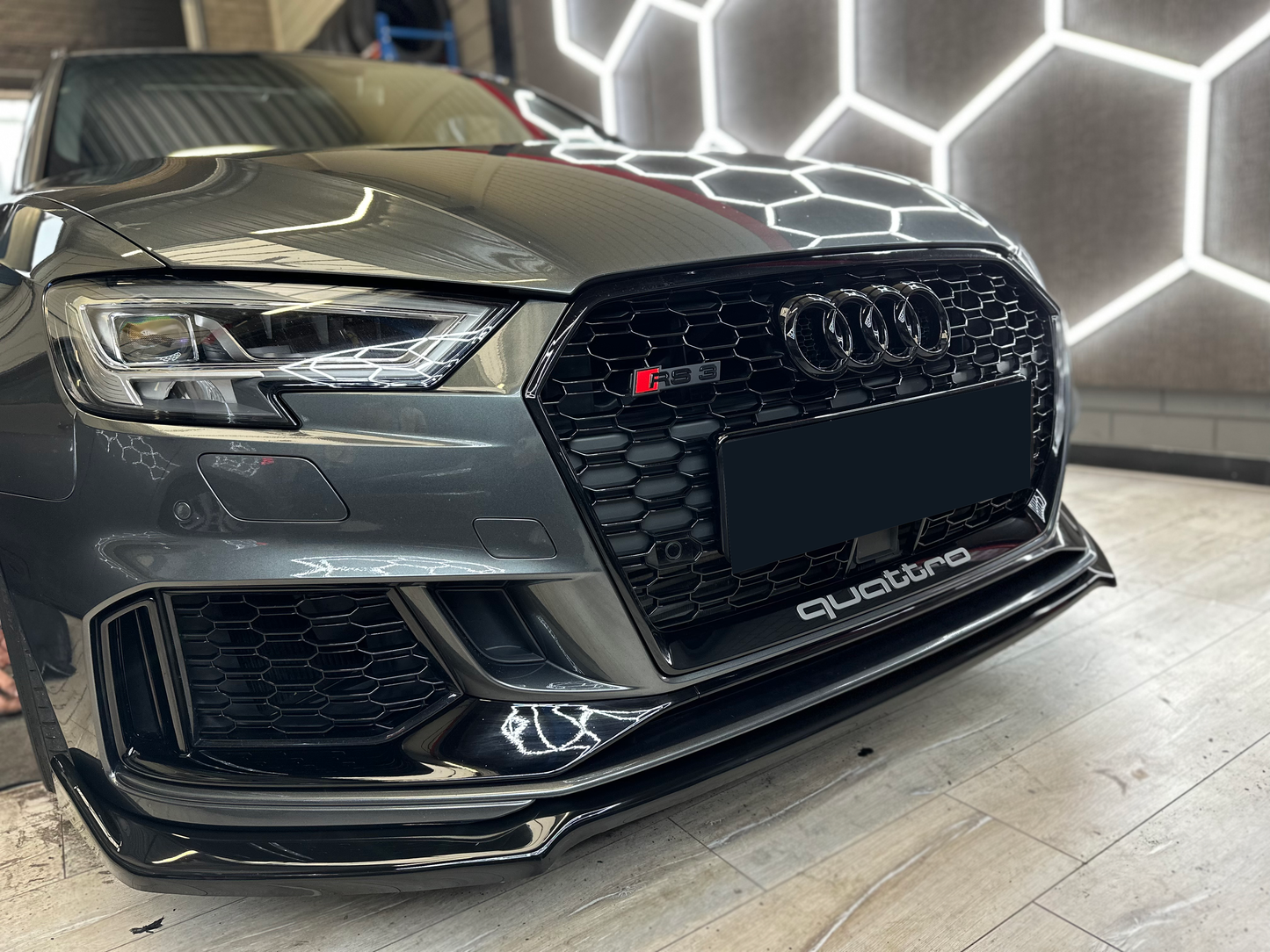 Splitter Anteriore AUDI RS3 8V FL 2017-2020 Con ABE TÜV