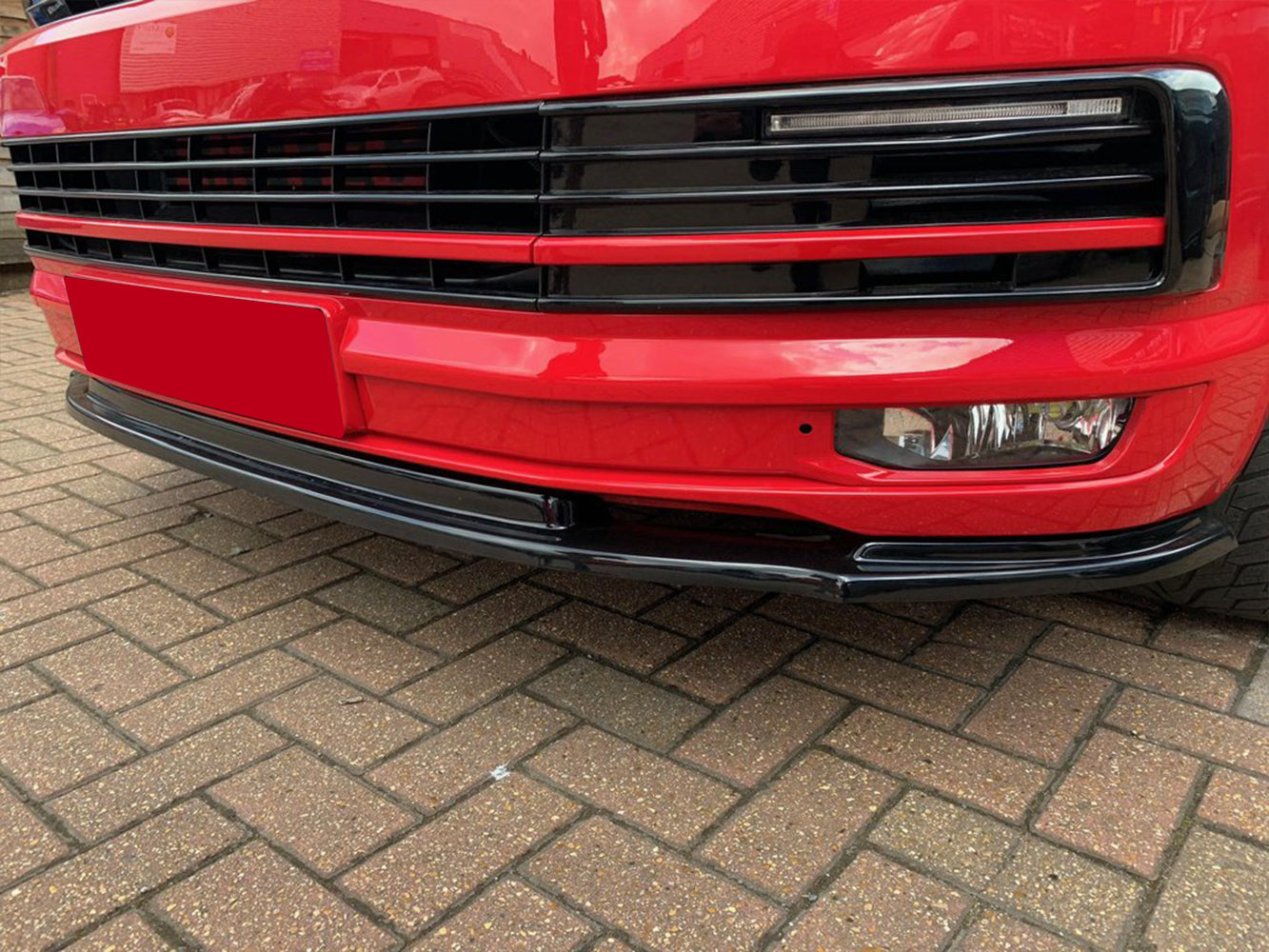 Front Splitter VOLKSWAGEN Transporter T6 2015-2019 Version 2 With TÜV ABE 