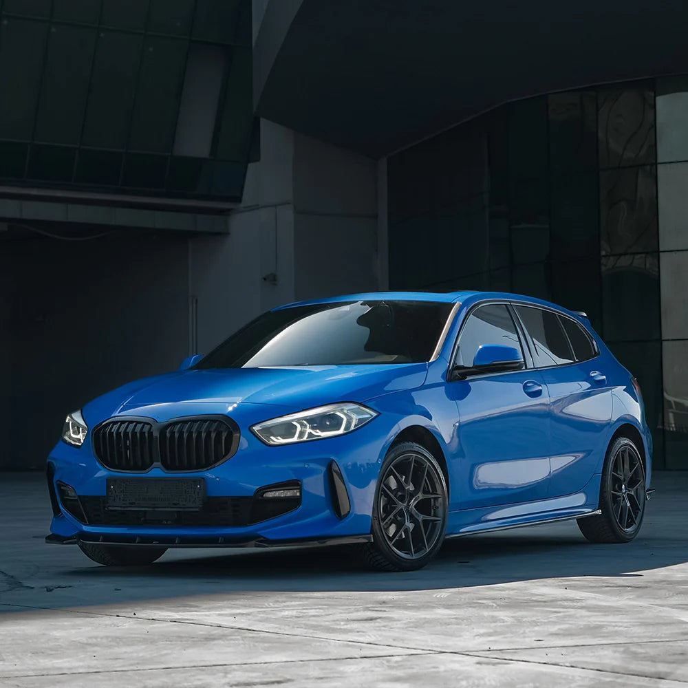 💕ART.2290 SPLITTER BMW SERIE 1 F40 M-Pack/M135i 2019+ NERO LUCIDO💕