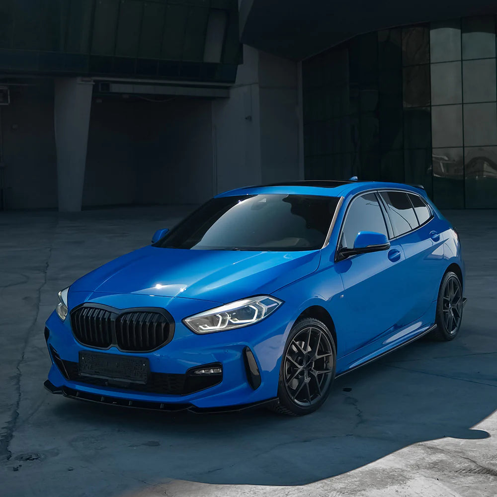 💕ART.2290 SPLITTER BMW SERIE 1 F40 M-Pack/M135i 2019+ NERO LUCIDO💕