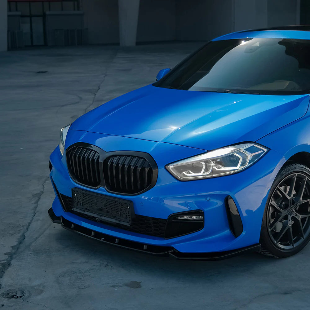 💕ART.2290 SPLITTER BMW SERIE 1 F40 M-Pack/M135i 2019+ NERO LUCIDO💕