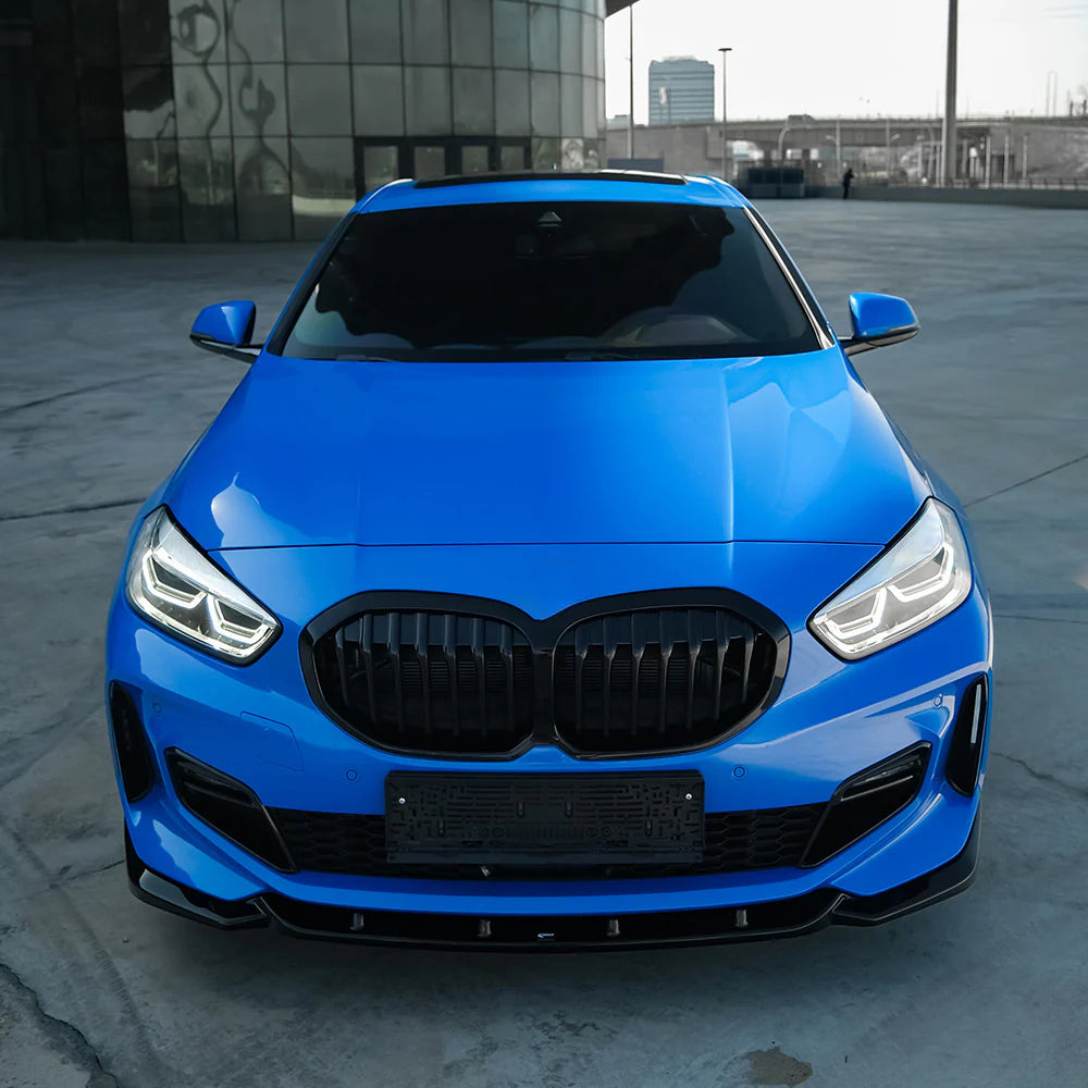 💕ART.2290 SPLITTER BMW SERIE 1 F40 M-Pack/M135i 2019+ NERO LUCIDO💕