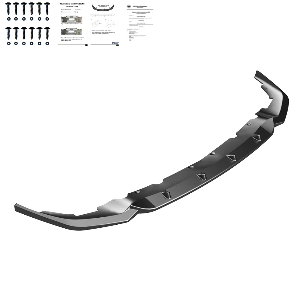 💕SPLITTER SERIE 1 F40 M-Pack/M135i 2019+ NERO LUCIDO💕