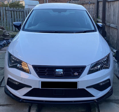 Front Splitter SEAT Leon FR / Leon Cupra MK3 Facelift 2017-2019 With TÜV ABE 