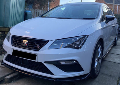 Front Splitter SEAT Leon FR / Leon Cupra MK3 Facelift 2017-2019 With TÜV ABE 