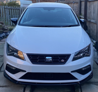 Front Splitter SEAT Leon FR / Leon Cupra MK3 Facelift 2017-2019 With TÜV ABE 