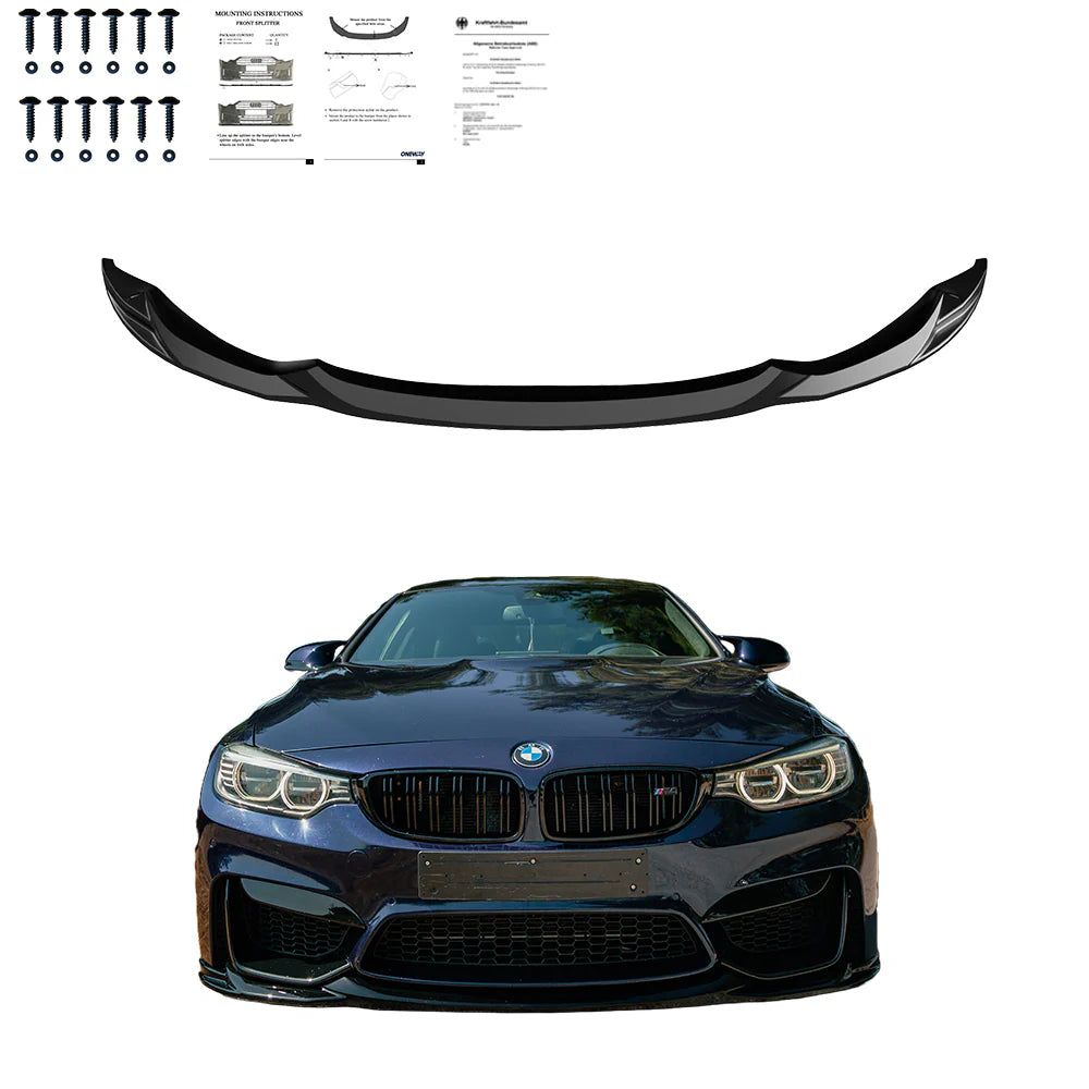 ❄️SPLITTER ANTERIORE ADATTO PER BMW M4 F82 2014-2021❄️