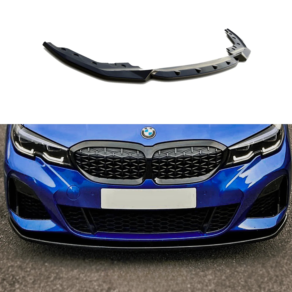 Splitter Anteriore Nero Lucido BMW Serie 3 G20-G21 M-Pack 2018-2022
