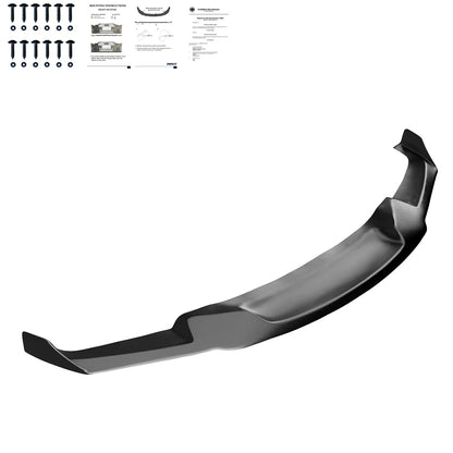 💕ART. 0670 SPLITTER BMW SERIE 3 F30 F31 Mtech LOOK MAD NERO LUCIDO💕
