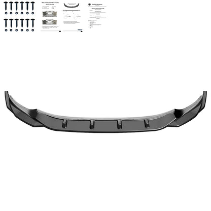 ⭐Splitter adatto per VW Tiguan Mk2 FL 2020+ - Bumper Splitter Front nero lucido⭐