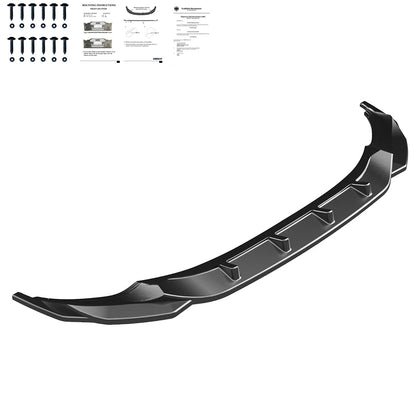 ⭐Splitter adatto per VW Tiguan Mk2 FL 2020+ - Bumper Splitter Front nero lucido⭐