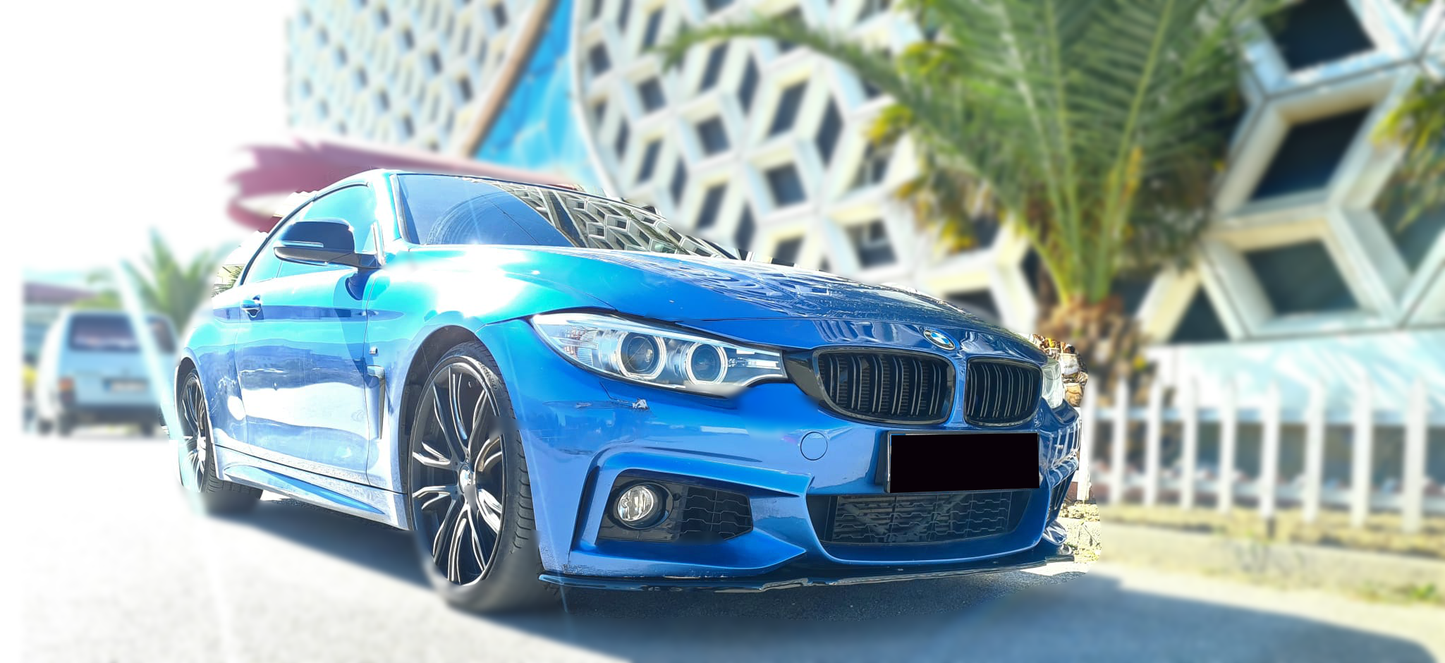 Splitter Anteriore BMW Serie 4 F32 F33 F36 M-Pack 2013-2019 V. 2 Con ABE TÜV