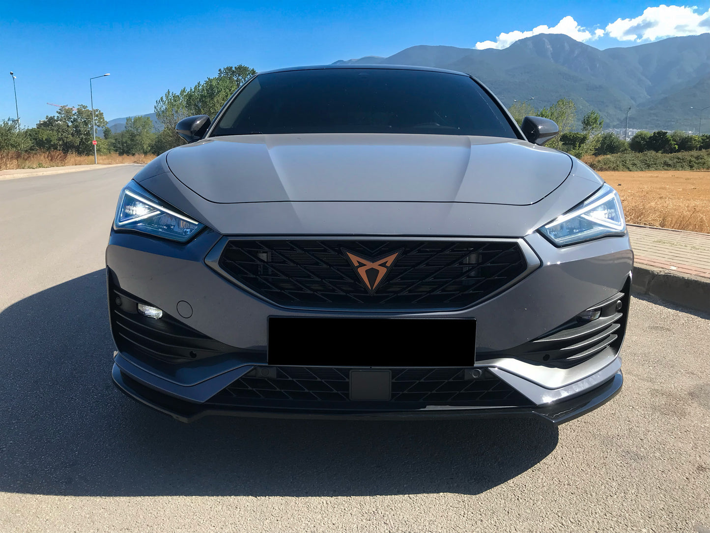 Splitter Anteriore COMPATIBILE PER CUPRA Leon 2020+ Versione 3 Senza ABE TÜV