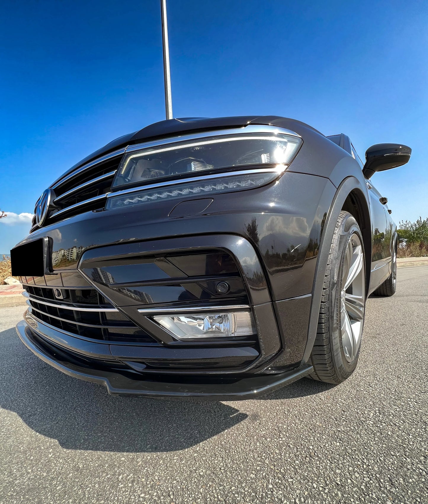 Front Splitter Suitable for VW Volkswagen Tiguan MK2 R-Line 2015-2020 