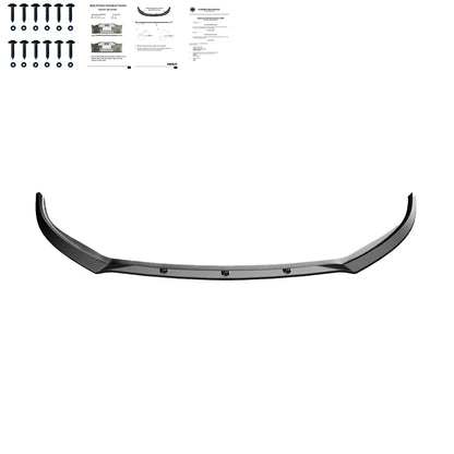 💕ART. 1428 SPLITTER OPEL CORSA F 2019+ STANDARD NERO LUCIDO 💕
