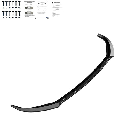 💕ART. 1428 SPLITTER OPEL CORSA F 2019+ STANDARD NERO LUCIDO 💕
