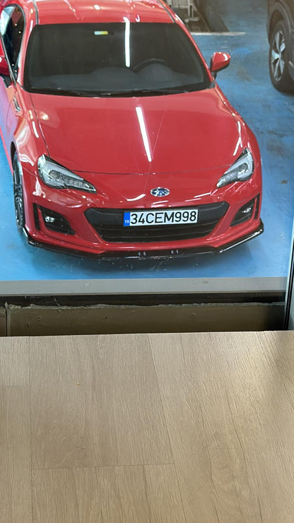 Front Splitter SUBARU Brz Mk1 2012-2017 With TÜV ABE 