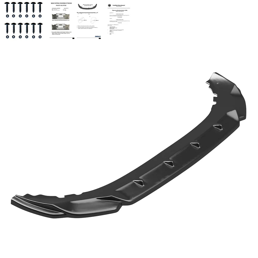 💕ART.1341 SPLITTER CUPRA ATECA MK1 2018-2024 NERO LUCIDO💕