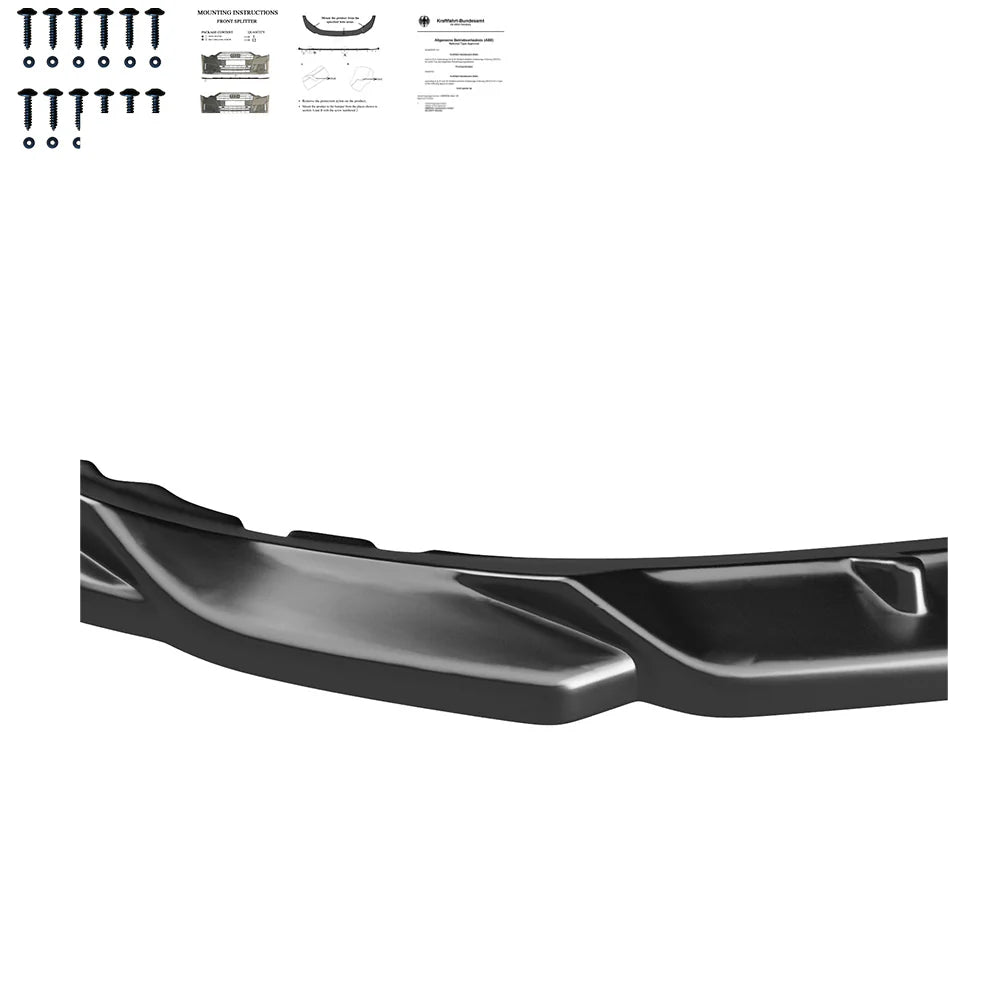 💕ART.1341 SPLITTER CUPRA ATECA MK1 2018-2024 NERO LUCIDO💕