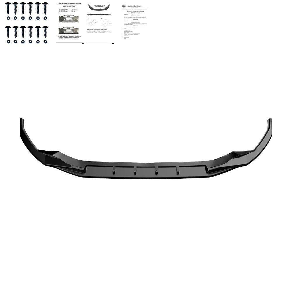 🔥FRONT SPLITTER COMPATIBLE WITH AUDI A3 S-LINE / S3 8Y (SEDAN / SPORTBACK)🔥