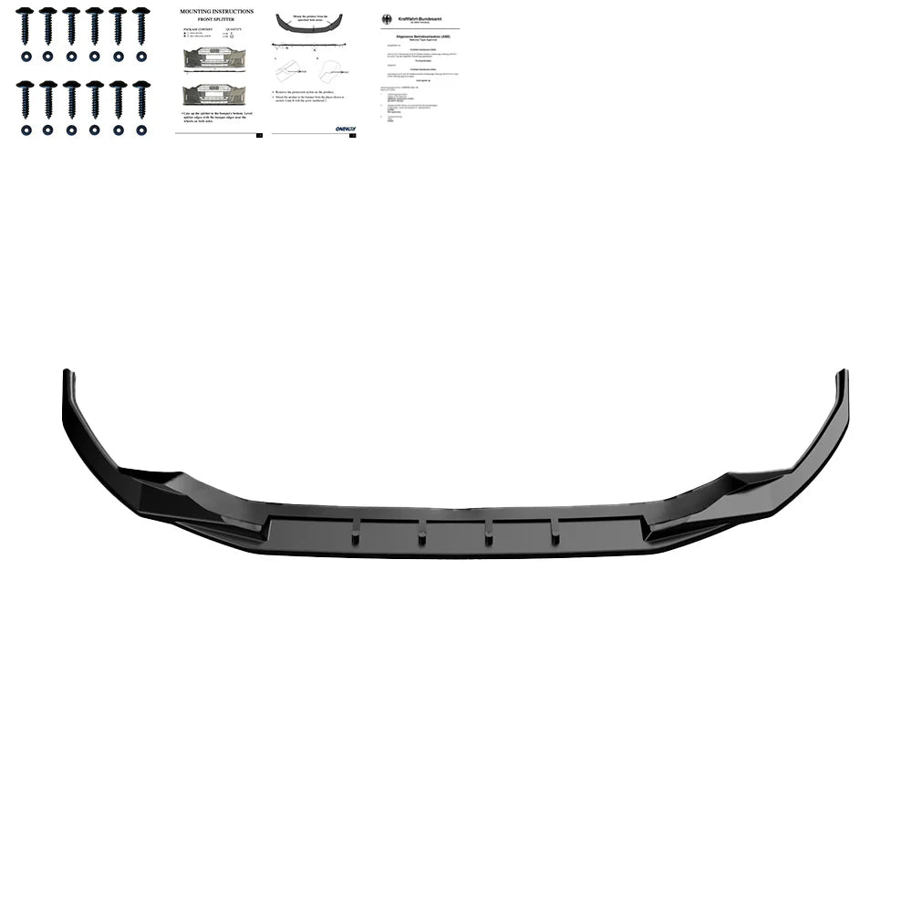 🔥Splitter anteriore AUDI A3 S-Line / S3 8Y (Berlina/Sportback) 20-24 con ABE 🔥