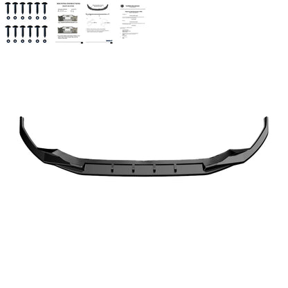 💫ART.2221 SPLITTER A3 8Y 2020-2024 SLINE S3 ( Sedan / Sportback ) NERO LUCIDO💫