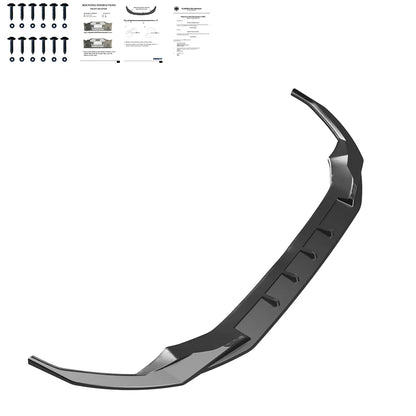 💫ART.2221 SPLITTER A3 8Y 2020-2024 SLINE S3 ( Sedan / Sportback ) NERO LUCIDO💫